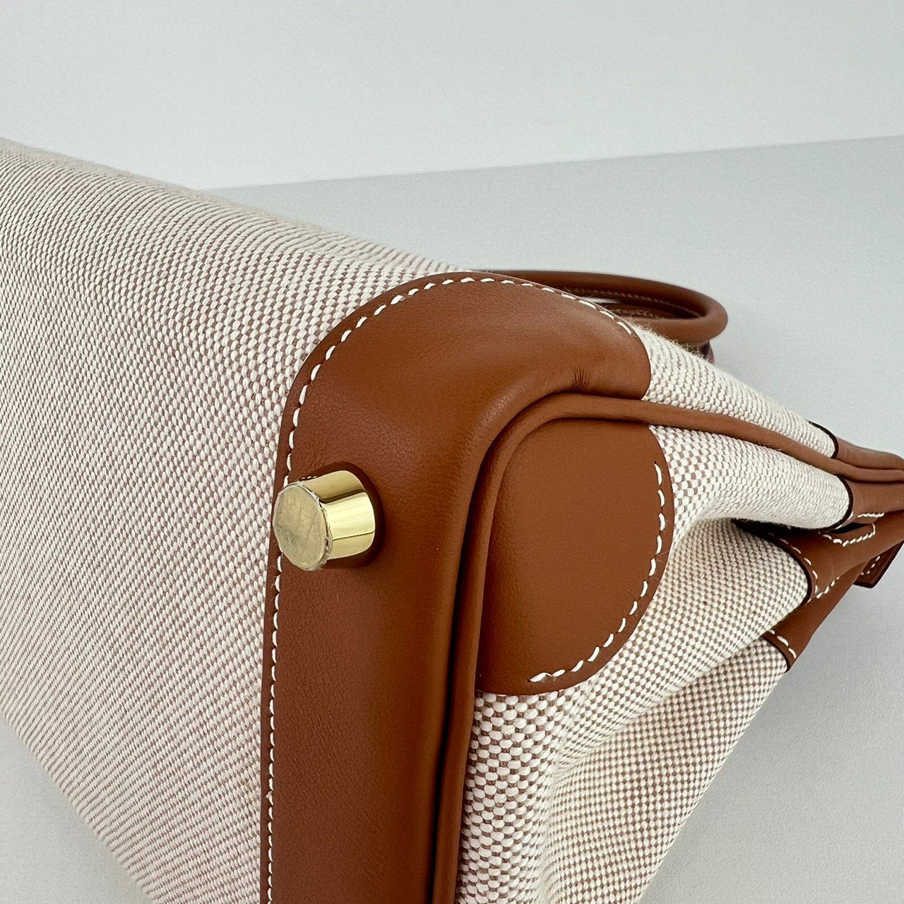Birkin25 バーキン25 Gold ゴールド Toile H/Swift トワルアッシュ/スイフト GHW ゴールド金具 Stamp-W W刻印