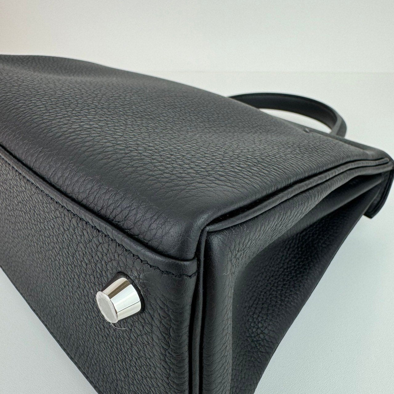 Kelly25 ケリー25 Black ブラック PHW シルバー金具 W刻印 Togo トゴ Stamp-W W刻印 ショルダーバッグ レディースバッグ