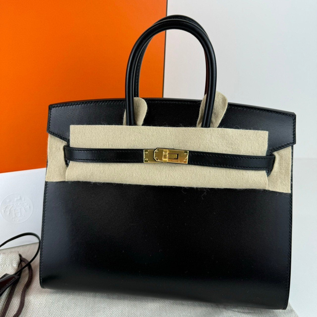 Birkin25 バーキン25 セリエ Black ブラック GHW ゴールド金具 Box ボックス Stamp-W W刻印