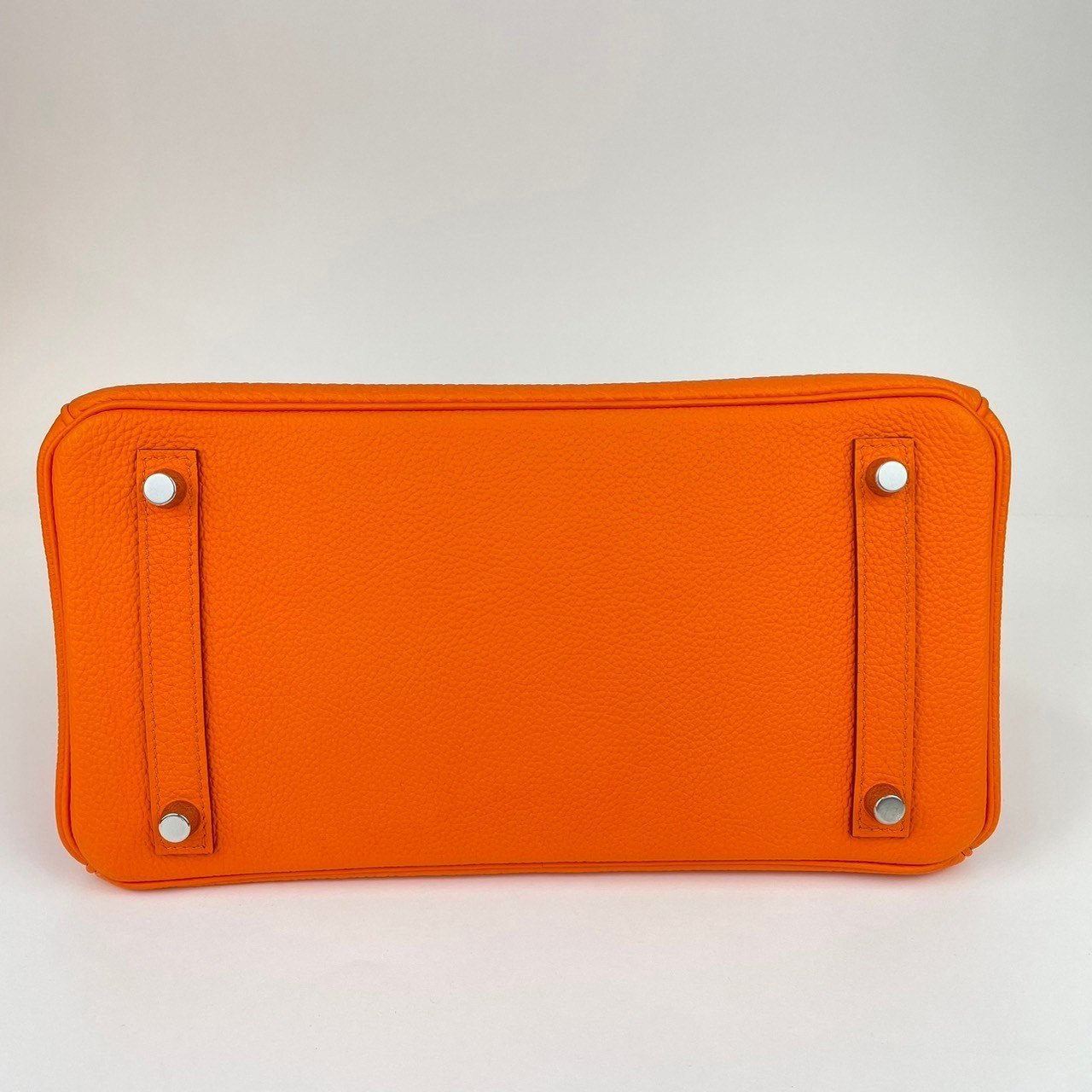 Birkin30 バーキン30 Orangeminium オレンジミニウム Togo トゴ PHW シルバー金具 B刻印