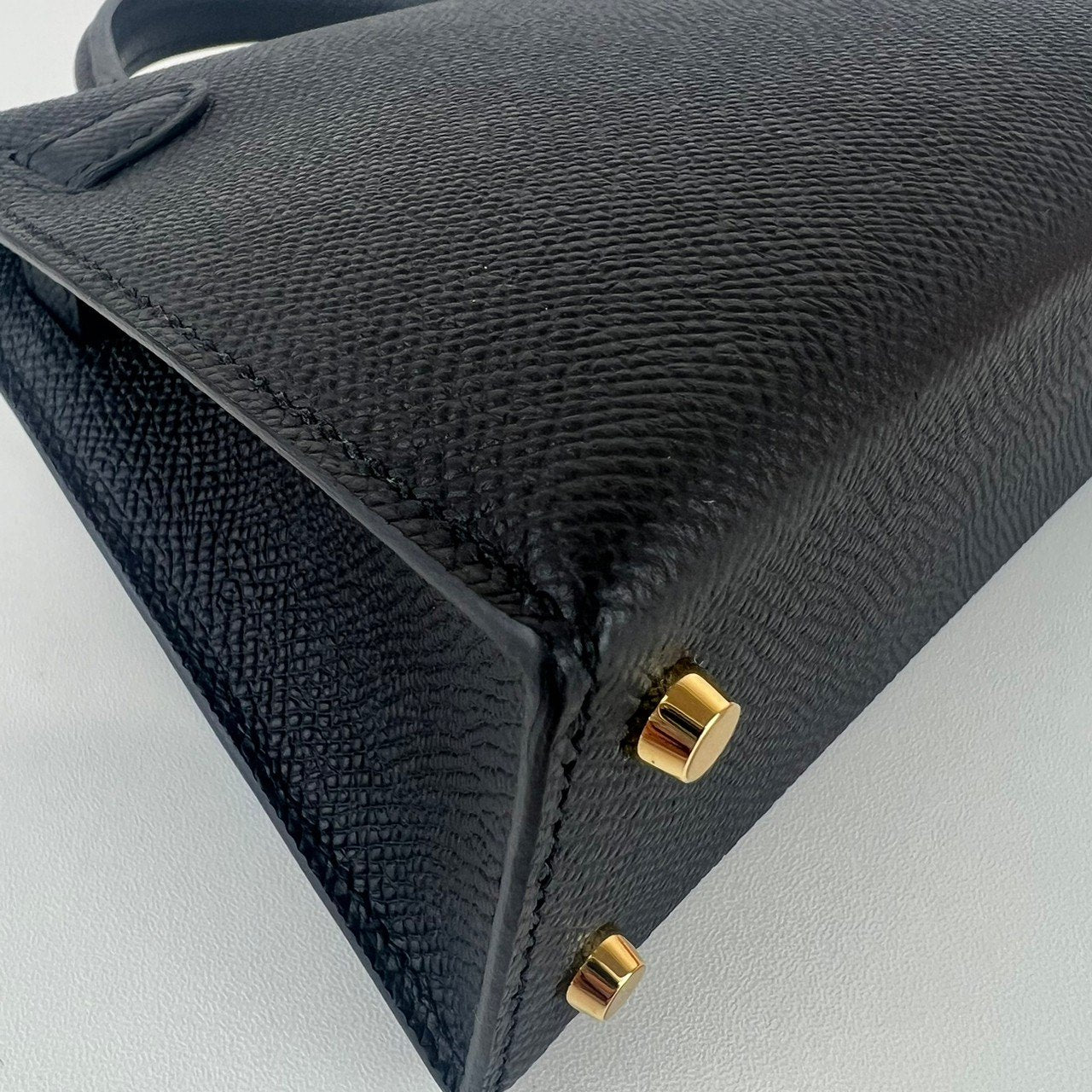 Mini kelly ミニケリー Black ブラック Epsom エプソン GHW ゴールド金具 Stamp-W W刻印
