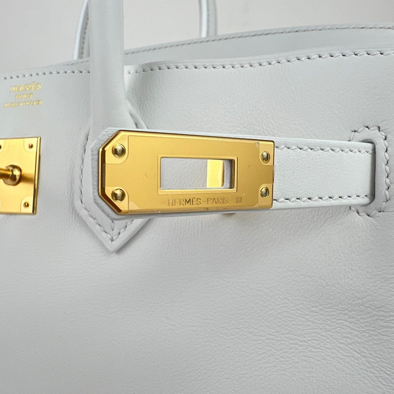Birkin25 バーキン25 New white ニューホワイト GHW ゴールド金具 W刻印 Swift スイフト
