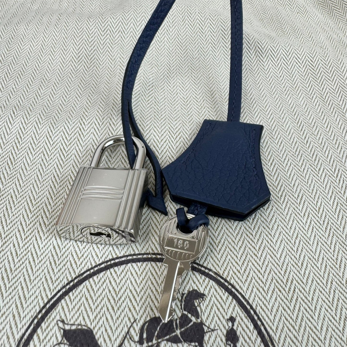 新品 HERMES エルメス Hac a dos PM アッカドPM Blue de press ブルードプリュス Togo トゴ PHW シルバー金具 B刻