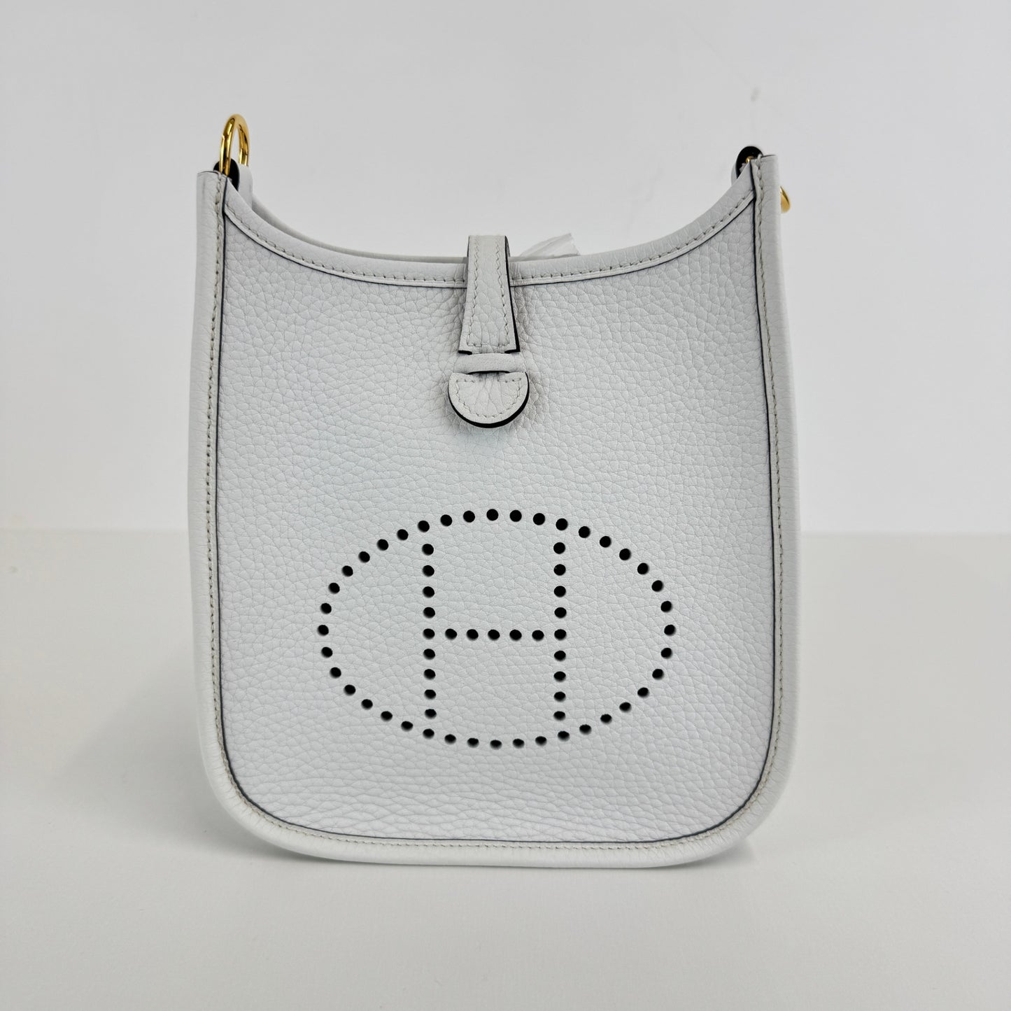 Evelyne TPM エブリンTPM New white ニューホワイト Taurillon Clemence トリヨンクレマンス GHW ゴールド金具 Stamp-W W刻印