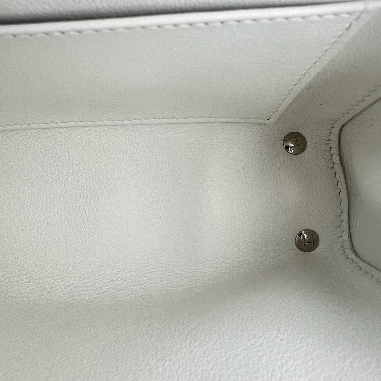 Mini kelly picnic ミニケリーピクニック Blanc ブランク PHW シルバー金具 B刻