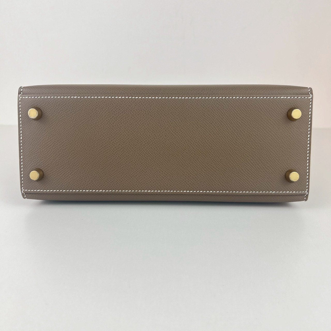 Kelly25 ケリー25 Etoupe エトープ Epsom エプソン GHW ゴールド金具 Stamp-W W刻印