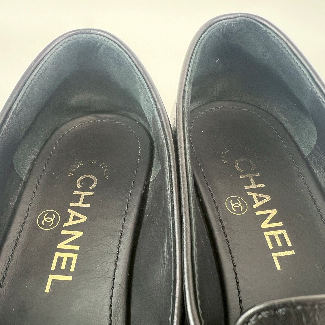 CHANEL シャネル ローファー ココマーク Black ブラック