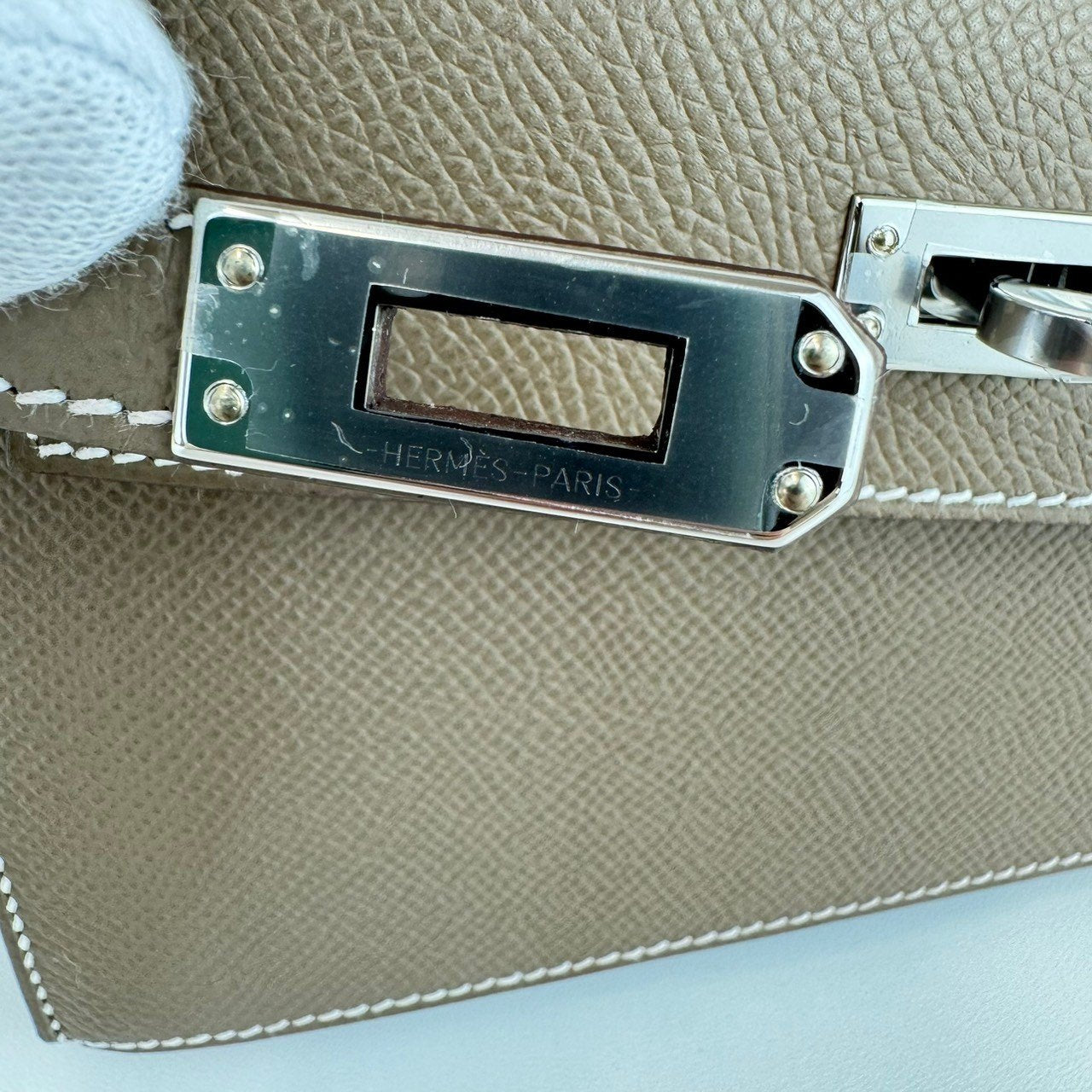 Kelly20 desorder ケリー20 ディスオーダー Etoupe エトープ Epsom エプソン PHW シルバー金具 Stamp-B B刻 レディースバッグ ショルダーバッグ