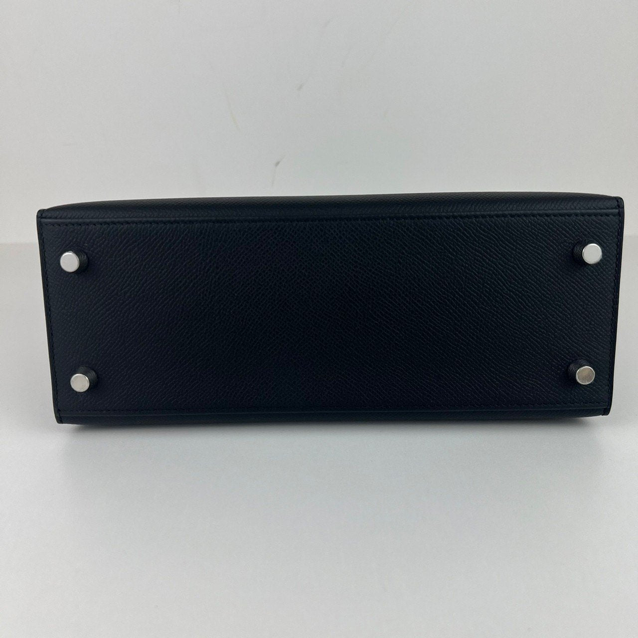 Kelly25 ケリー25 Black ブラック Epsom エプソン PHW シルバー金具 Stamp-W W刻印