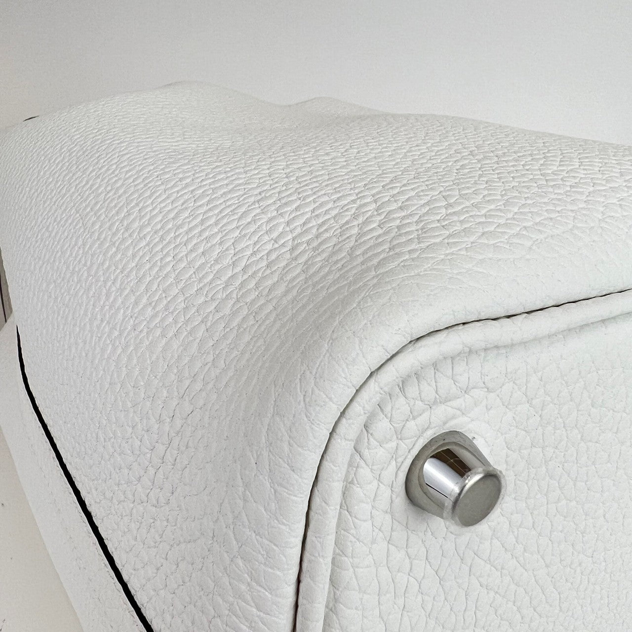 Picotin Lock PM ピコタンロックPM New White ニューホワイト PHW シルバー金具 Taurillon clemence トリヨンクレマンス B刻