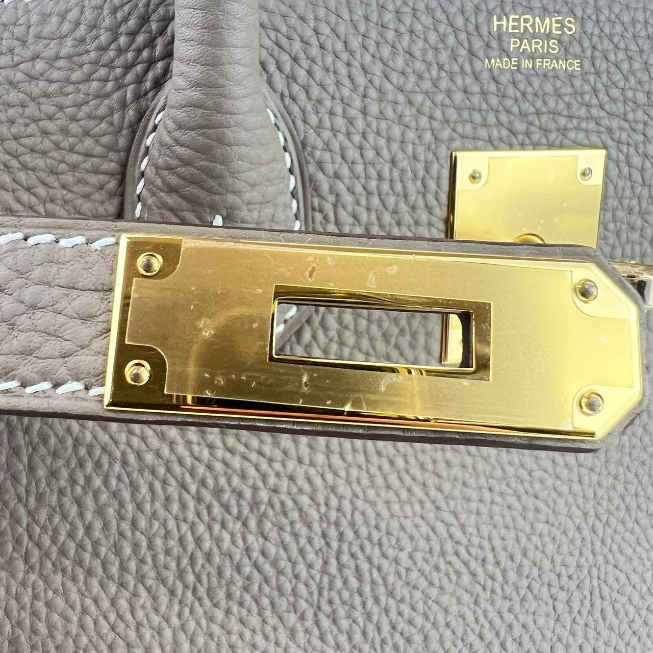 Birkin30 バーキン30 Etoupe エトープ Togo トゴ GHW ゴールド金具 Stamp-W W刻印