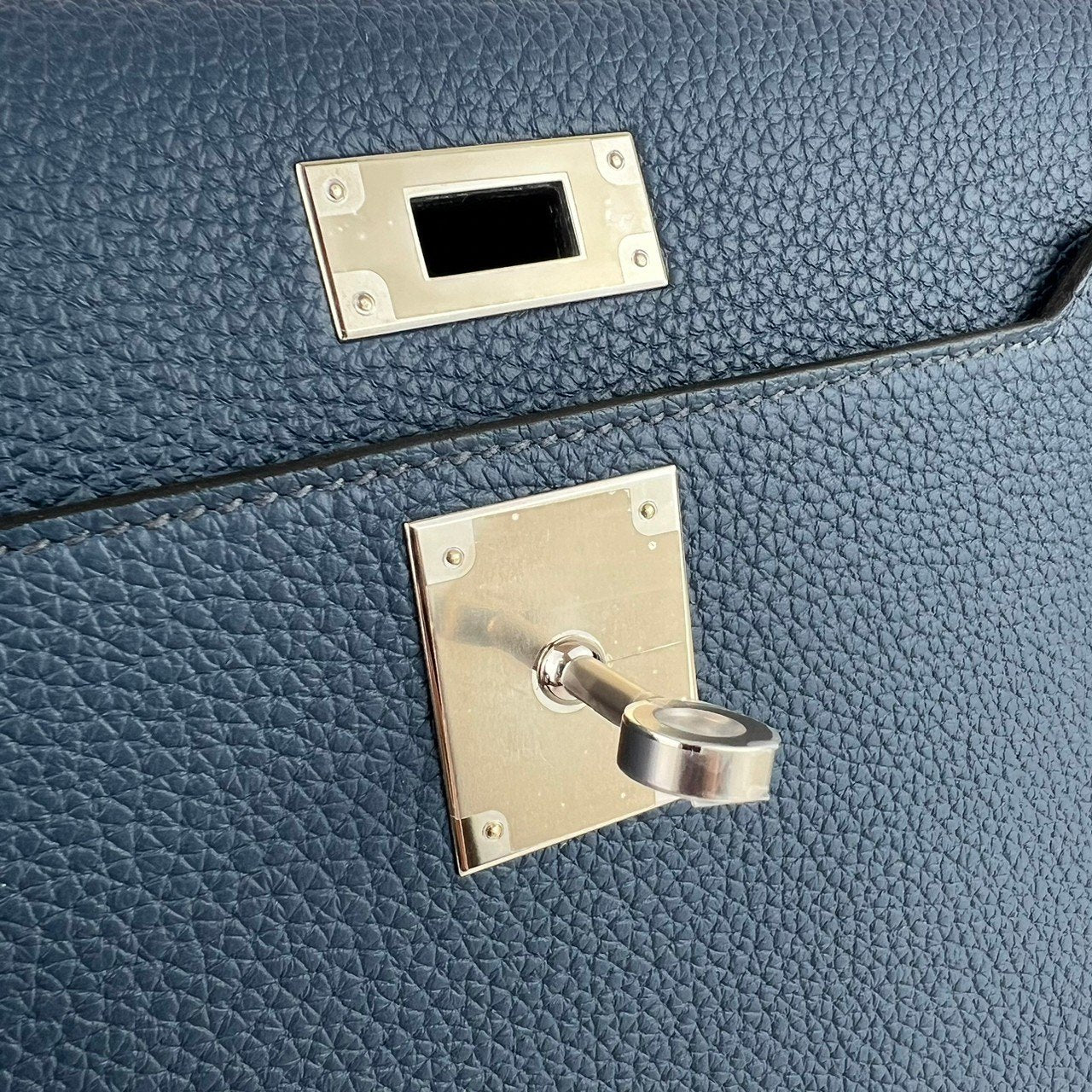 Kelly depeche ケリーデペッシュ Blue de prusse ブルードプリュス Togo トゴ PHW シルバー金具 Stamp-Z Z刻印