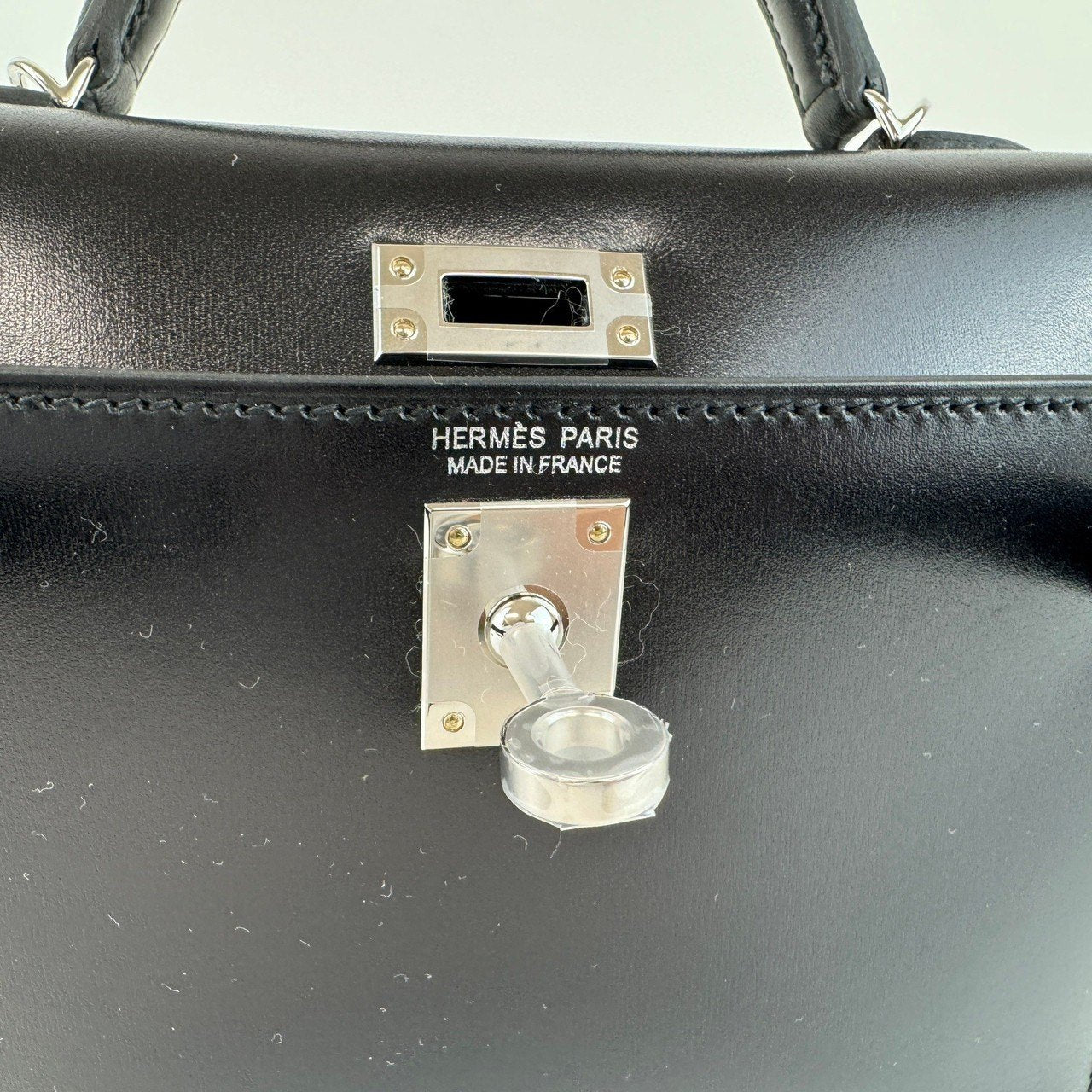 Mini kelly ミニケリー Black ブラック PHW シルバー金具 Box ボックス Stamp-U U刻印