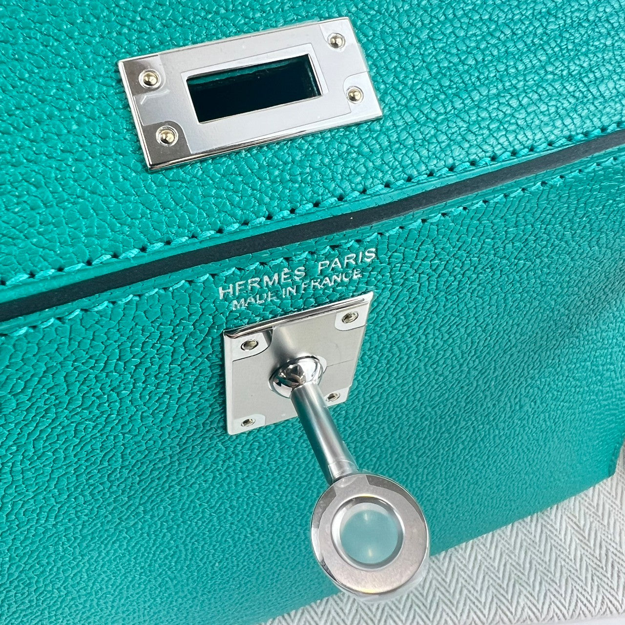 Z刻印 Stamp-Z Mini Kelly ミニケリー Vert verone ヴェールヴェロン Bleu zanzibar ブルーザンジバー シルバー金具 palladium Hardwear