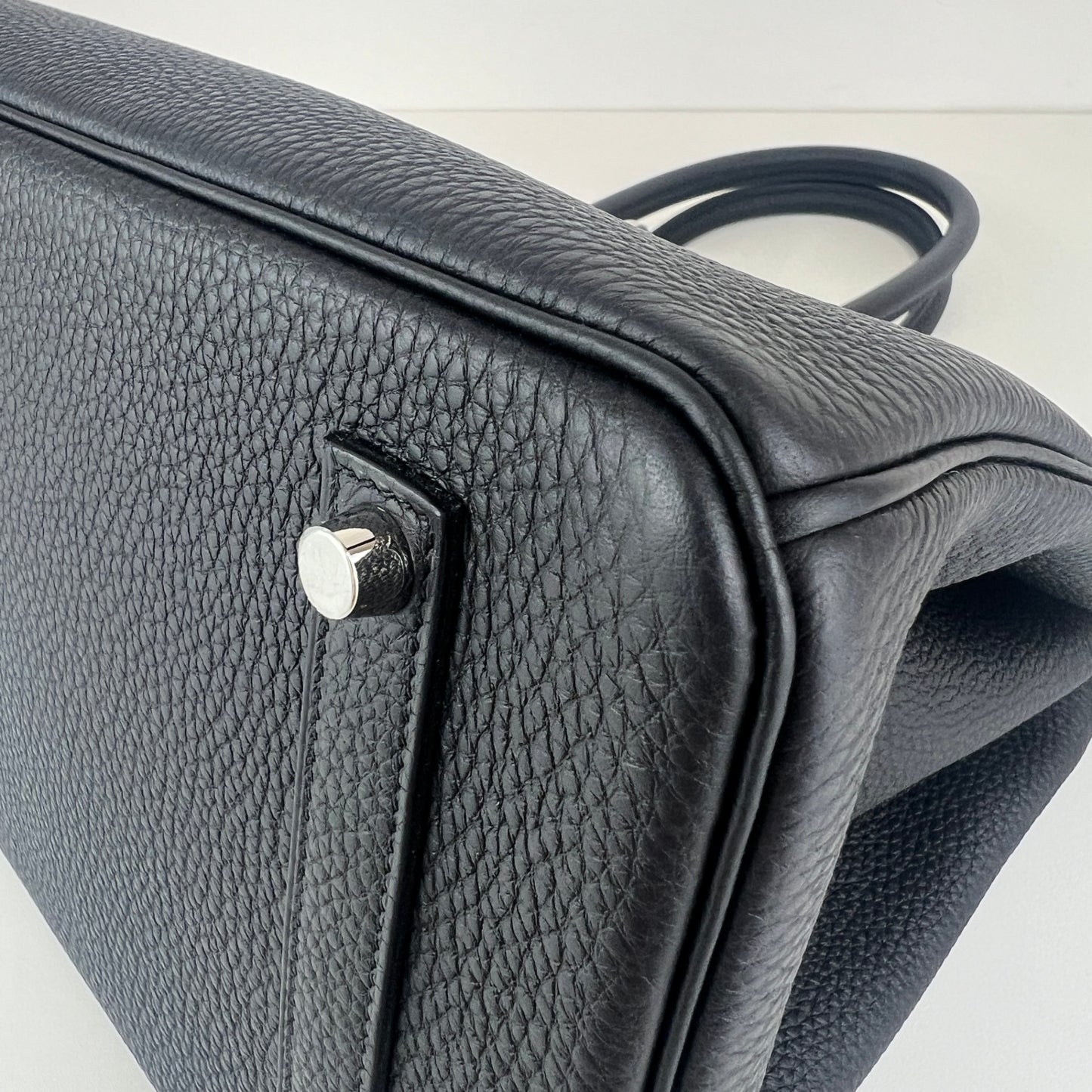 Birkin35 バーキン35 Black ブラック PHW シルバー金具 Stamp-B B刻