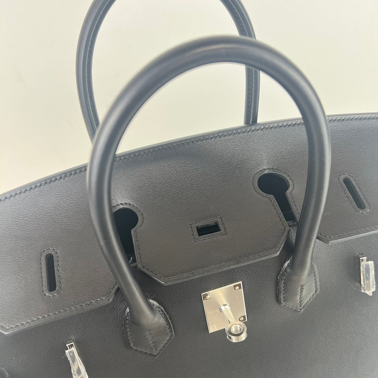 Birkin35 Anate バーキン35 アナーテ フリンジ Black ブラック W刻印 Evergrain エバーグライン