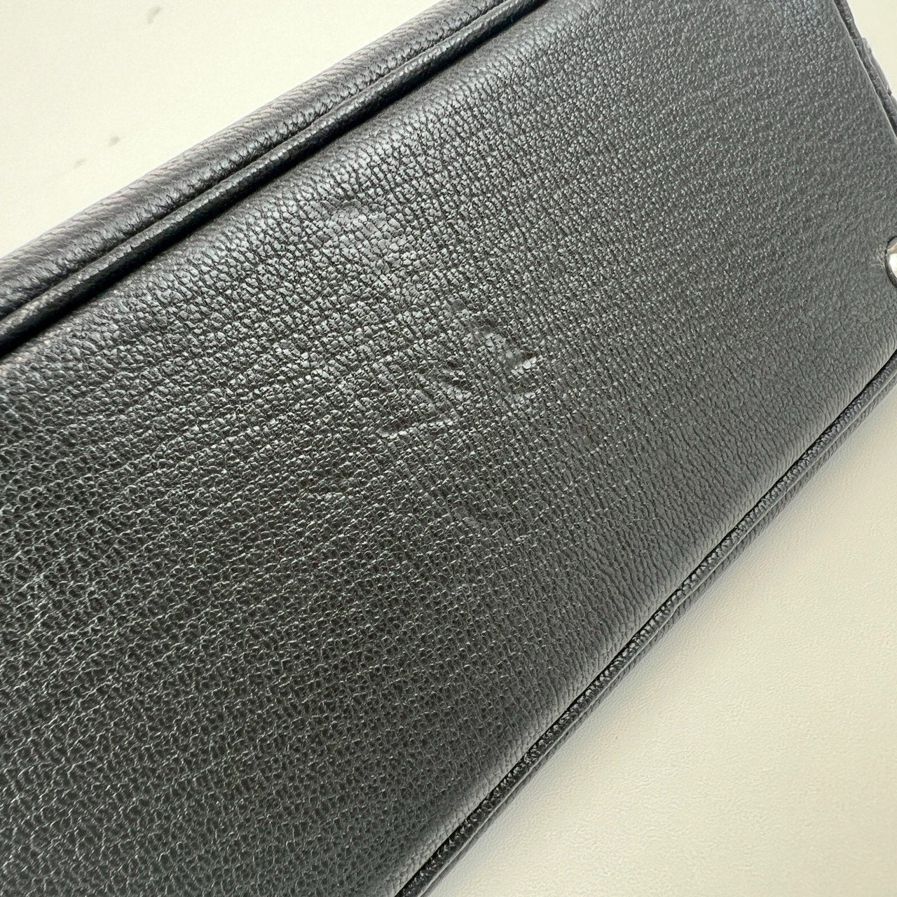 Hermès エルメス Bolide 1923 mini Pique Colle ボリード1923ミニ ピケ コレ 100周年記念モデル Stamp-W W刻印 Chevre シェーブル Black ブラック PHW シルバー金具