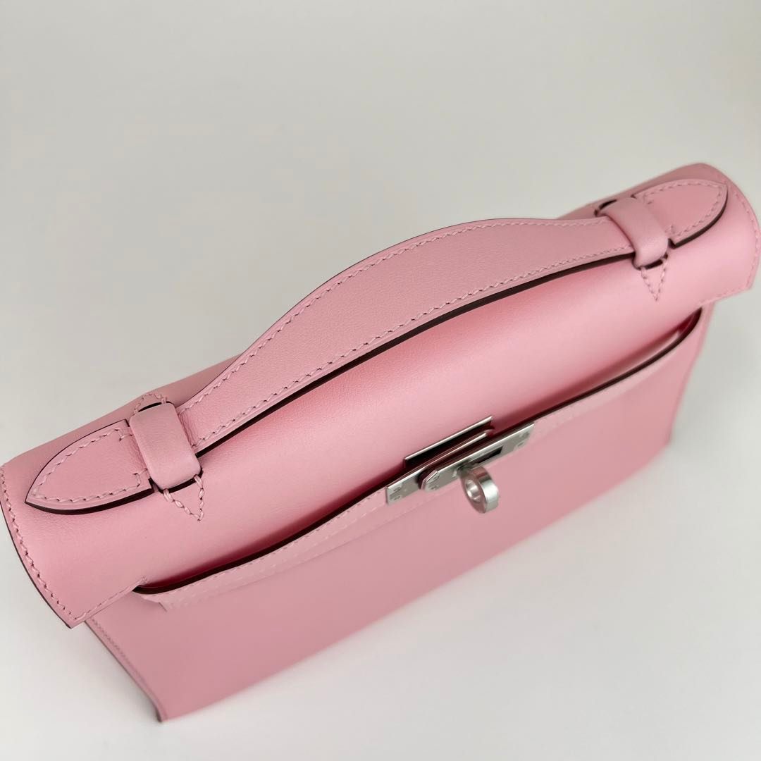 Pochette kelly ポシェットケリー Rose Sakura ローズサクラ PHW シルバー金具 Z刻