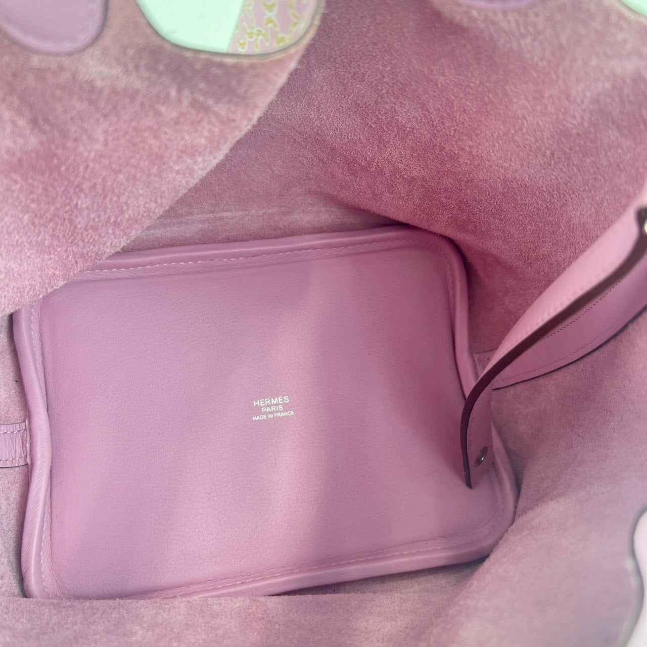 Hermès エルメス Picotin Lock PM Lucky Daisy ピコタンロック PM ラッキーデイジー Stamp-U U刻印 Swift スイフト モーヴシルベストル/キュイーブル/ホワイト PHW シルバー金具