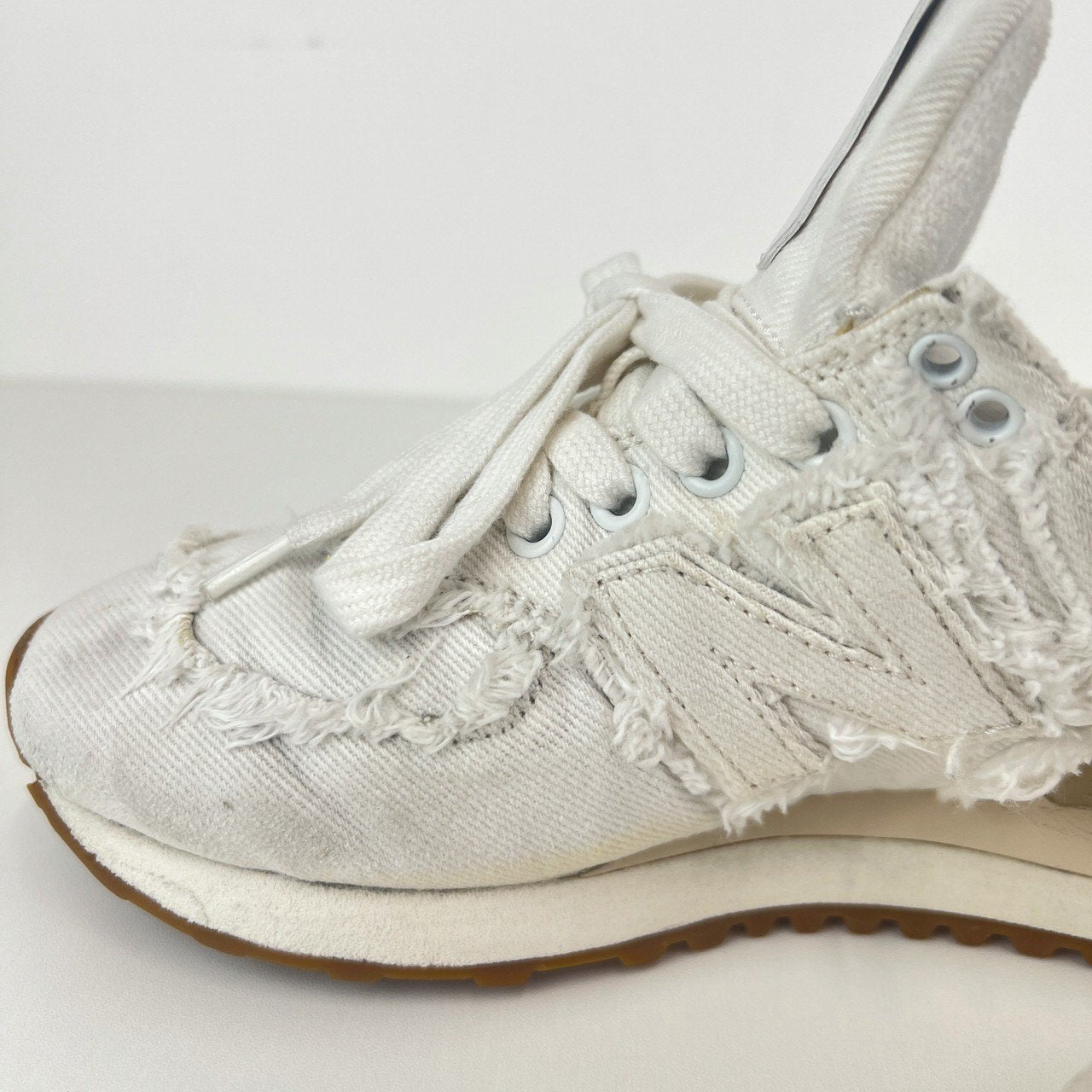 ミュウミュウ ニューバランス Miumiu×New Balance 574 スニーカー ホワイト 574 White ホワイト 34ハーフ