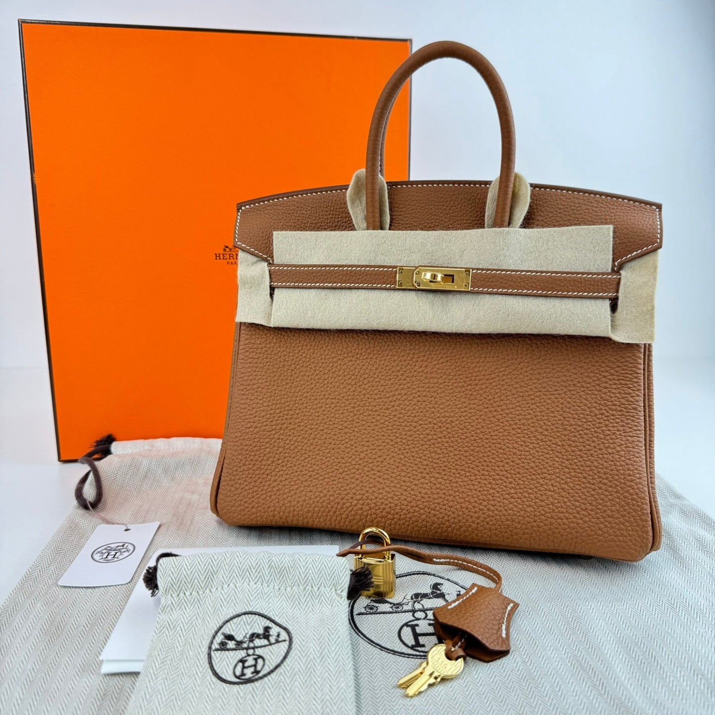 Birkin25 バーキン25 Gold ゴールド Togo トゴ W刻印 GHW ゴールド金具