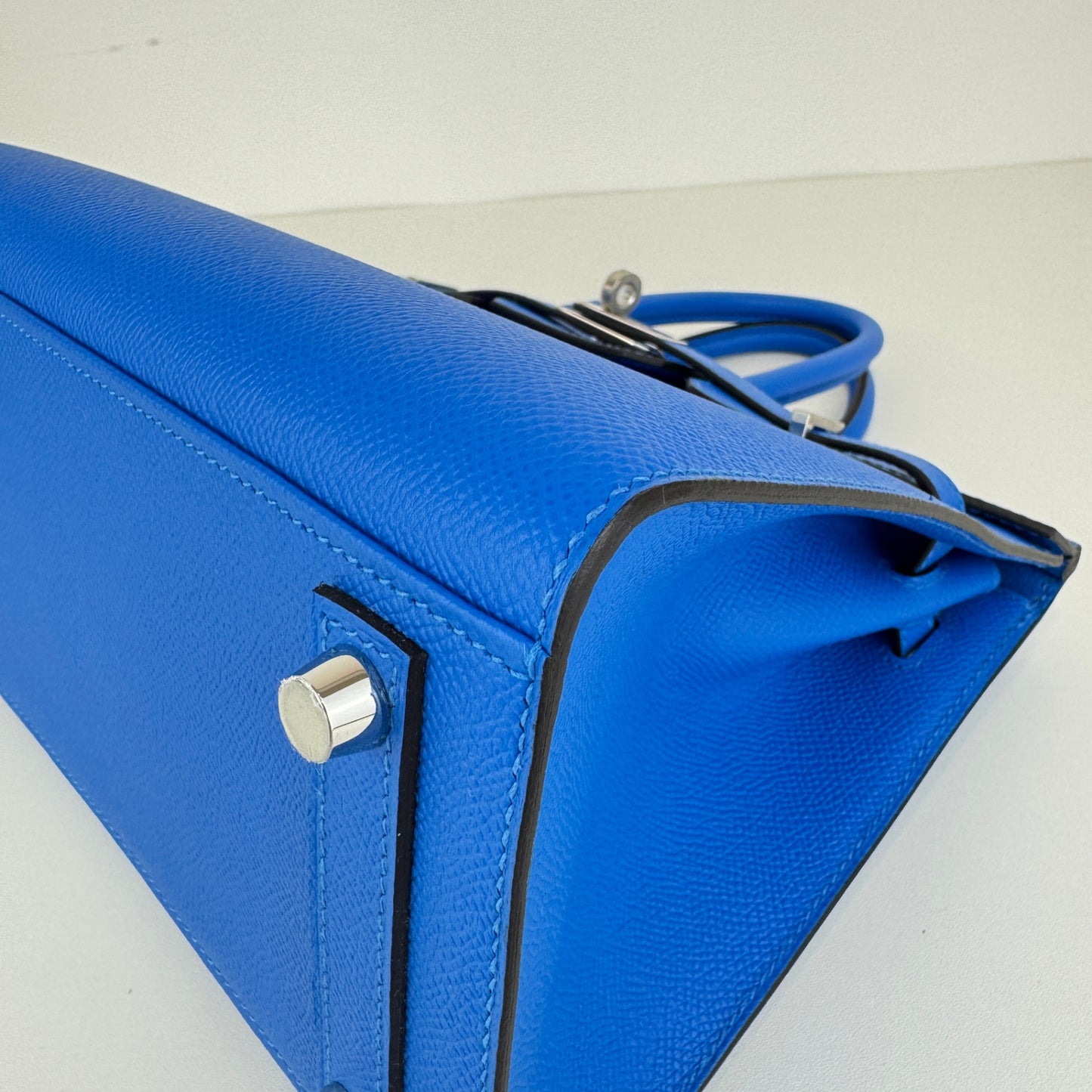 Hermès エルメス Birkin25 バーキン25 Stamp-K K刻印 Epsom エプソン Bleu hydra ブルーイドラ PHW シルバー金具