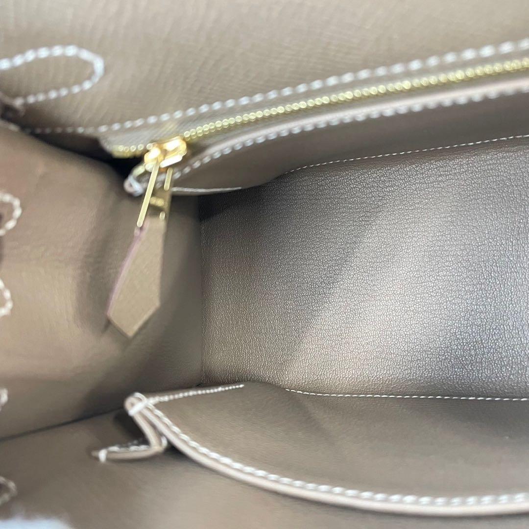 Kelly25 Sellier ケリー25 セリエ Etoupe エトープ GHW ゴールド金具 B刻