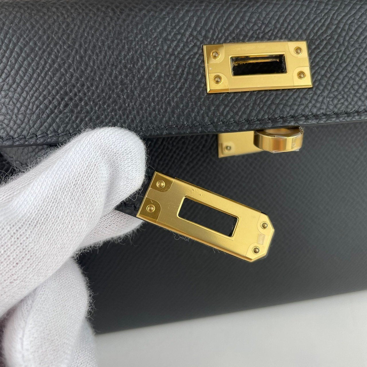 Mini kelly ミニケリー Black ブラック Epsom エプソン GHW ゴールド金具 Z刻