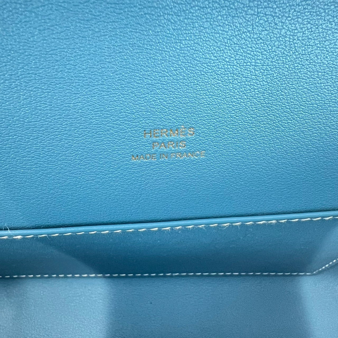 Pochette kelly ポシェットケリー Blue jean ブルージーン Swift スイフト GHW ゴールド金具 B刻印