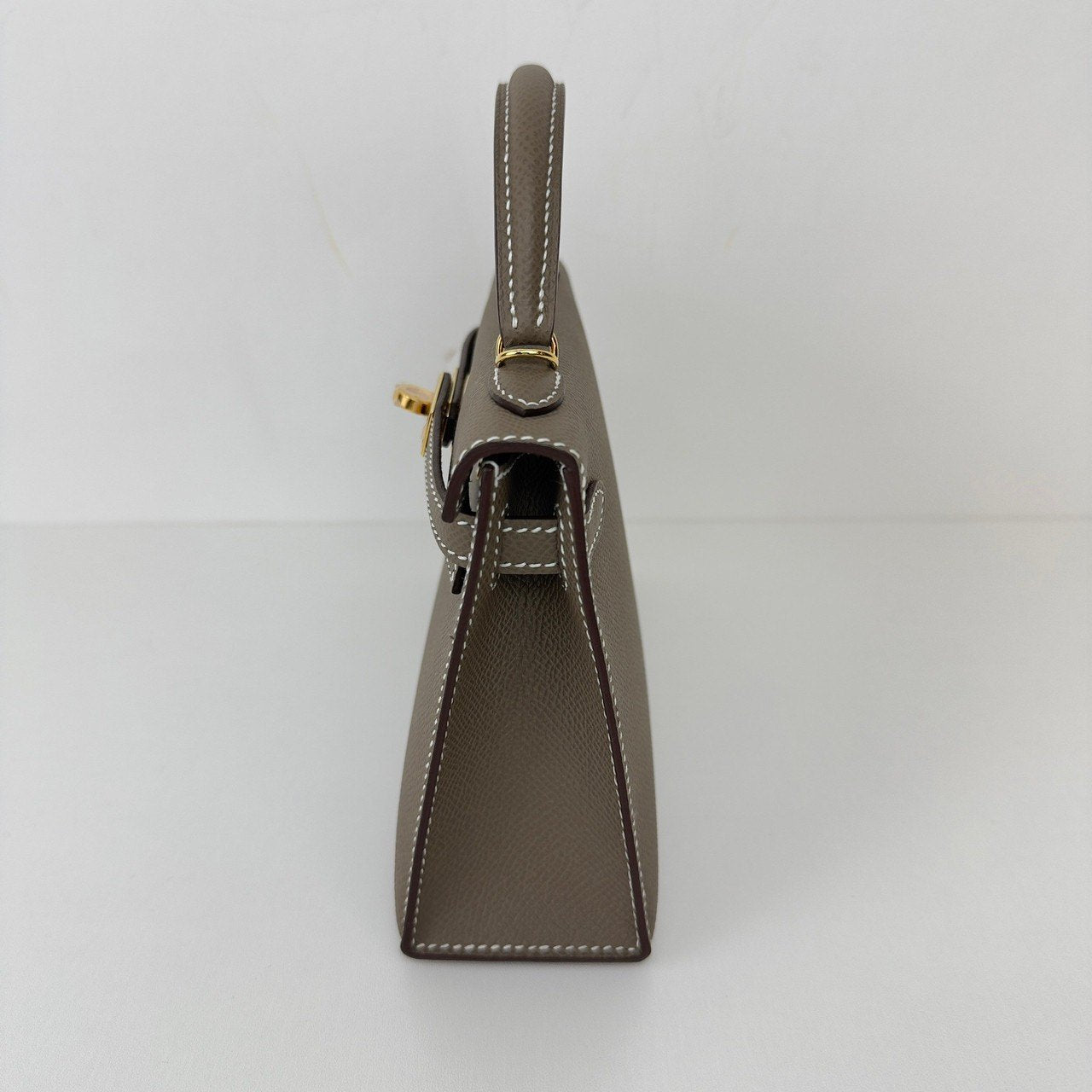 Mini kelly ミニケリー Etoupe エトープ GHW ゴールド金具 Epsom エプソン Stamp-W W刻印