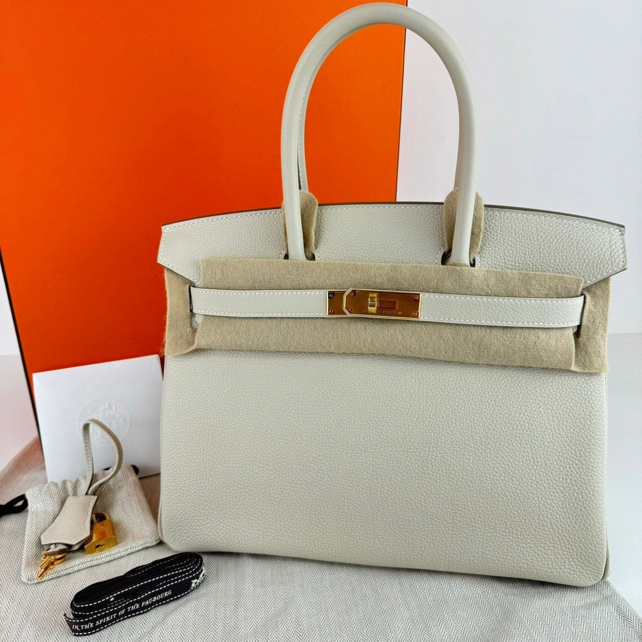 Birkin30 バーキン30 Craie クレ GHW ゴールド金具 W刻印 Togo トゴ