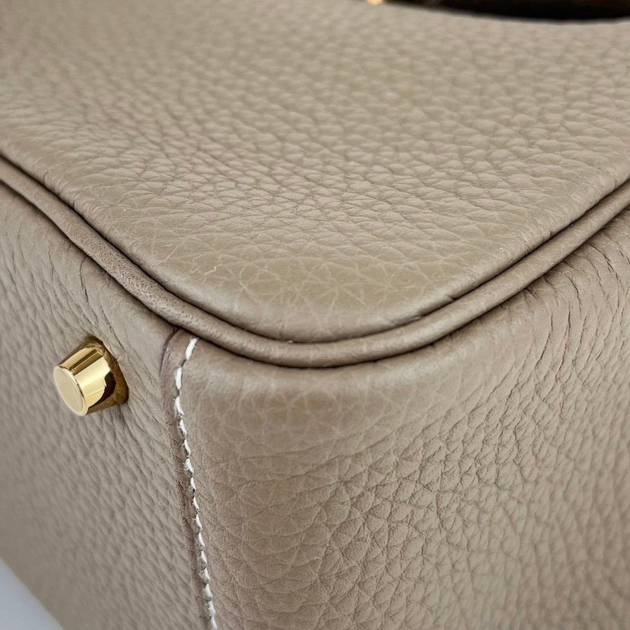 Lindy mini リンディーミニ Etoupe エトープ Taurillon Clemence トリヨンクレマンス GHW ゴールド金具 W刻