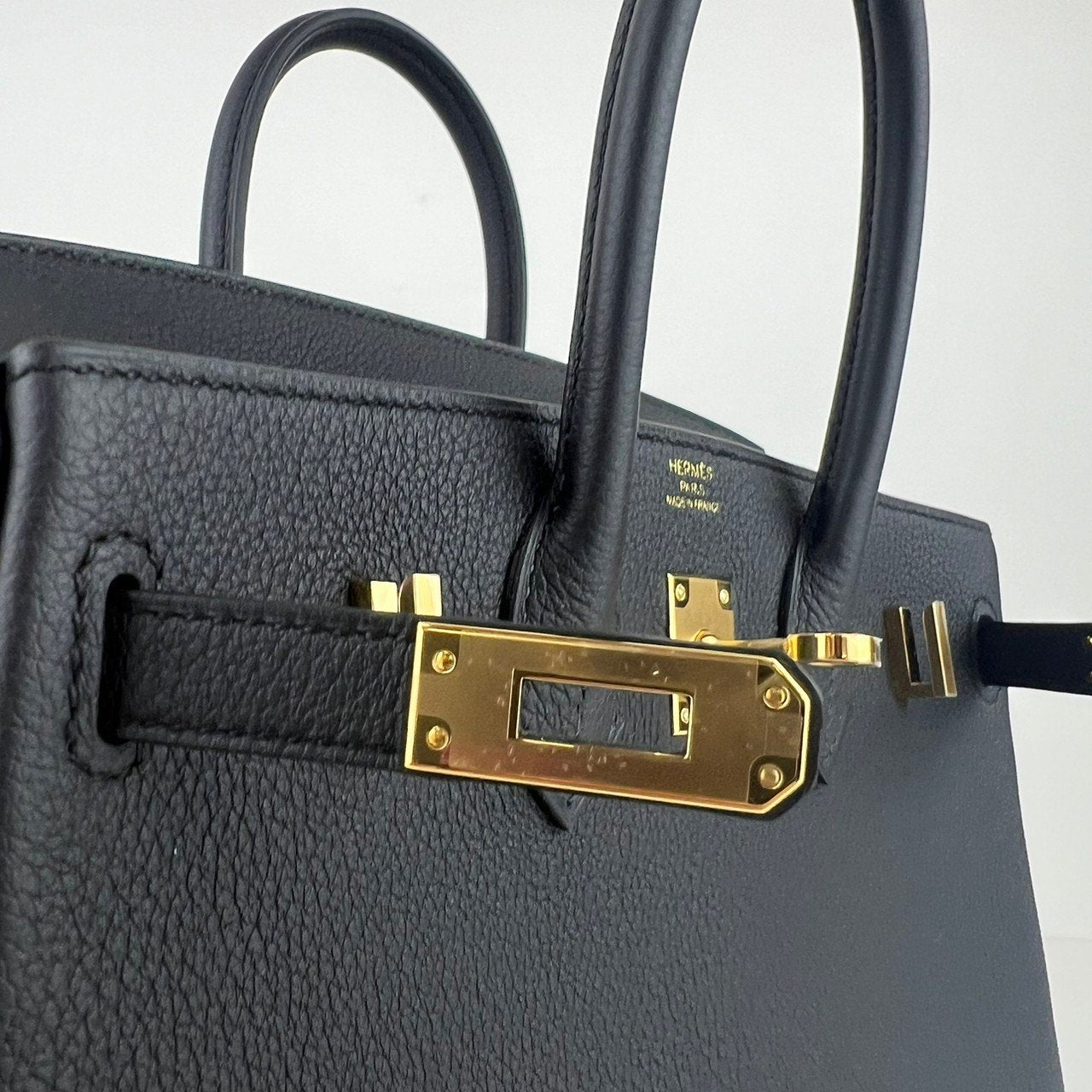 Birkin25 バーキン25 Black ブラック Togo トゴ GHW ゴールド金具 Stamp-W W刻印