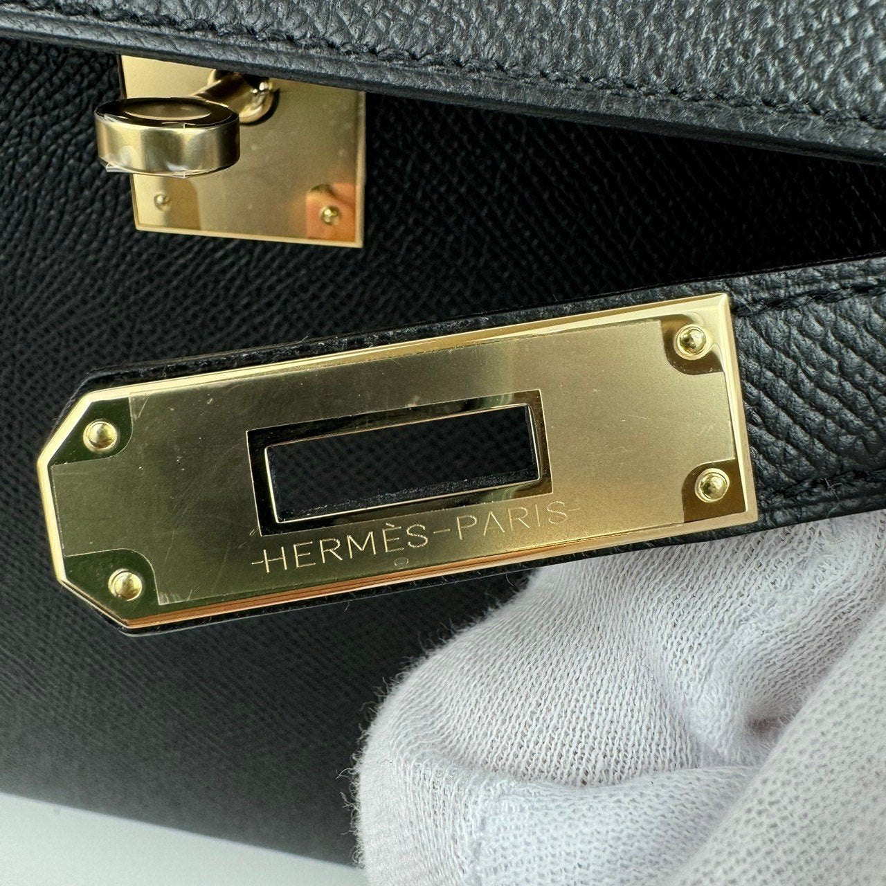 Kelly28 ケリー28 Black ブラック GHW ゴールド金具 Epsom エプソン Stamp-B B刻印