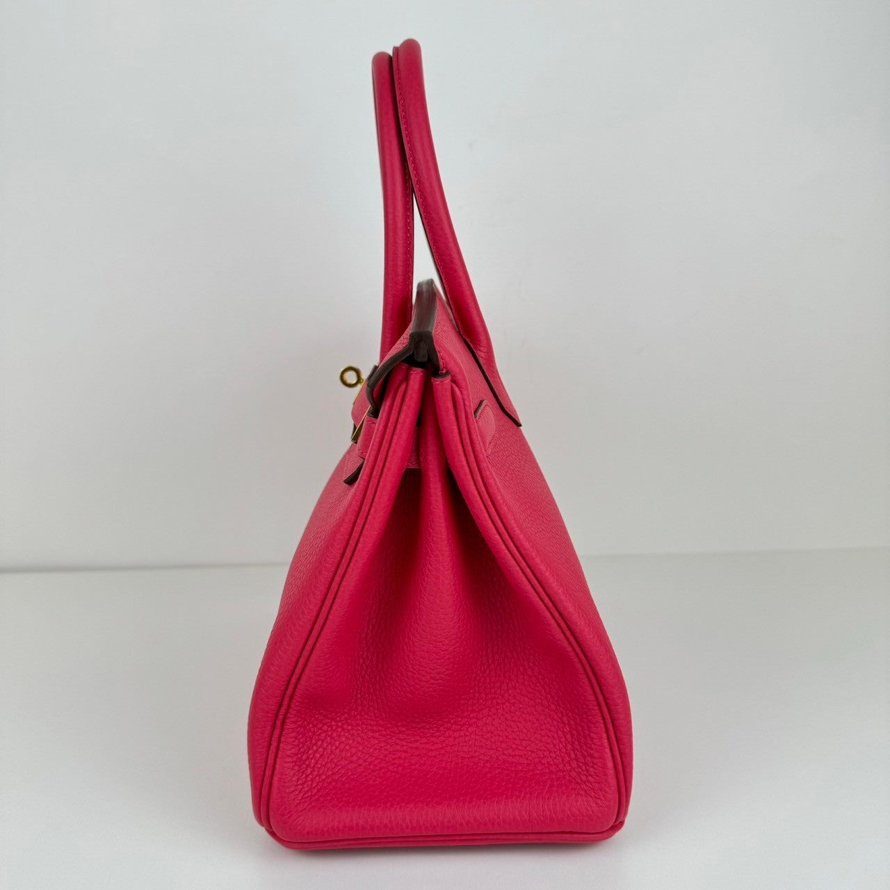 Birkin30 バーキン30 Rose extreme ローズエクストリーム Clemence クレマンス GHW ゴールド金具 Stamp-D D刻印