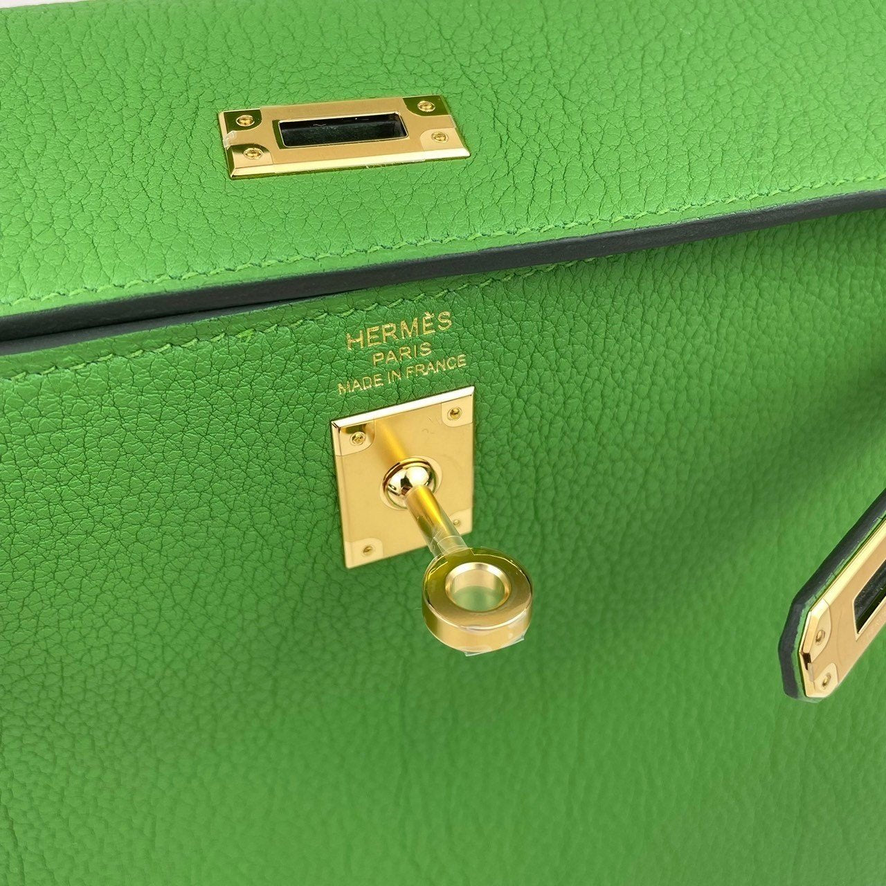 Kelly25 ケリー25 Vert yucca ヴェールユッカ Togo トゴ GHW ゴールド金具 B刻