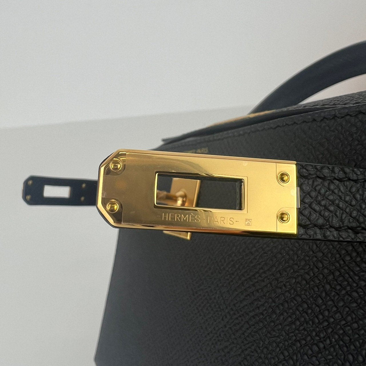 Mini kelly ミニケリー Black ブラック Epsom エプソン GHW ゴールド金具 Stamp-W W刻印