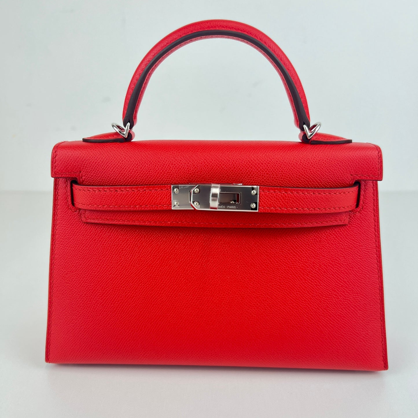 Mini kelly ミニケリー Rouge de coeur ルージュクー Madame マダム PHW シルバー金具 Stamp-K K刻印