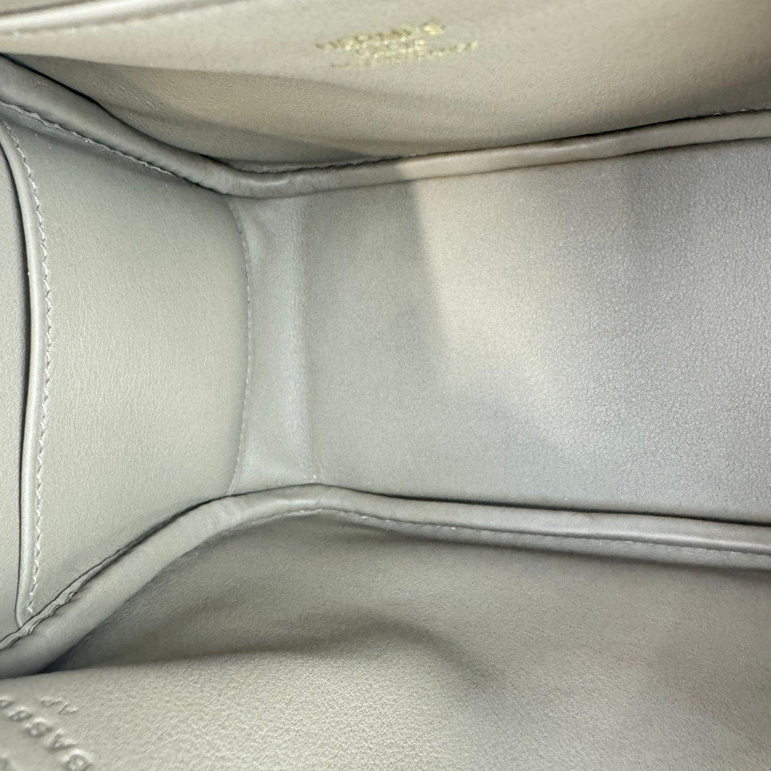 HERMES エルメス Lindy mini リンディミニ Gris caillou グリカイユ GHW ゴールド金具 Veau Grizzly ヴォーグリズリー Stamp-B B刻