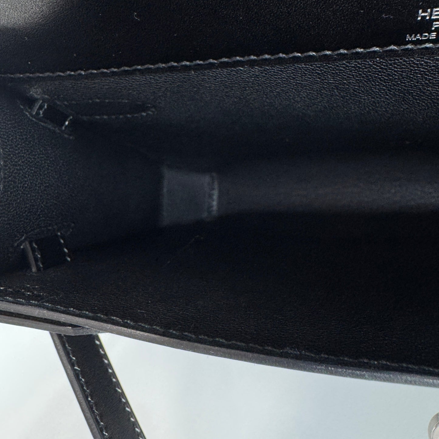 Hermès エルメス Kelly depeche ケリーデペッシュ Stamp-W W刻印 Box calf ボックスカーフ Black ブラック PHW シルバー金具
