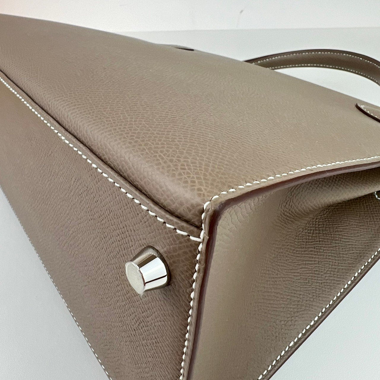 Kelly28 ケリー28 Etoupe エトープ Epsom エプソン PHW シルバー金具 Stamp-W W刻印