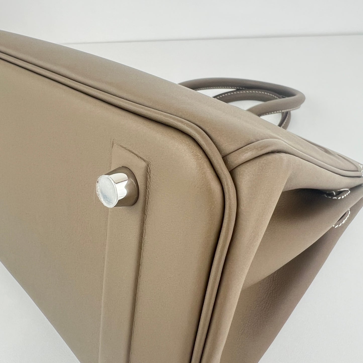 Birkin25 shadow バーキン25 シャドウ Etoupe エトープ PHW シルバー金具 Stamp-W W刻印 Swift スイフト