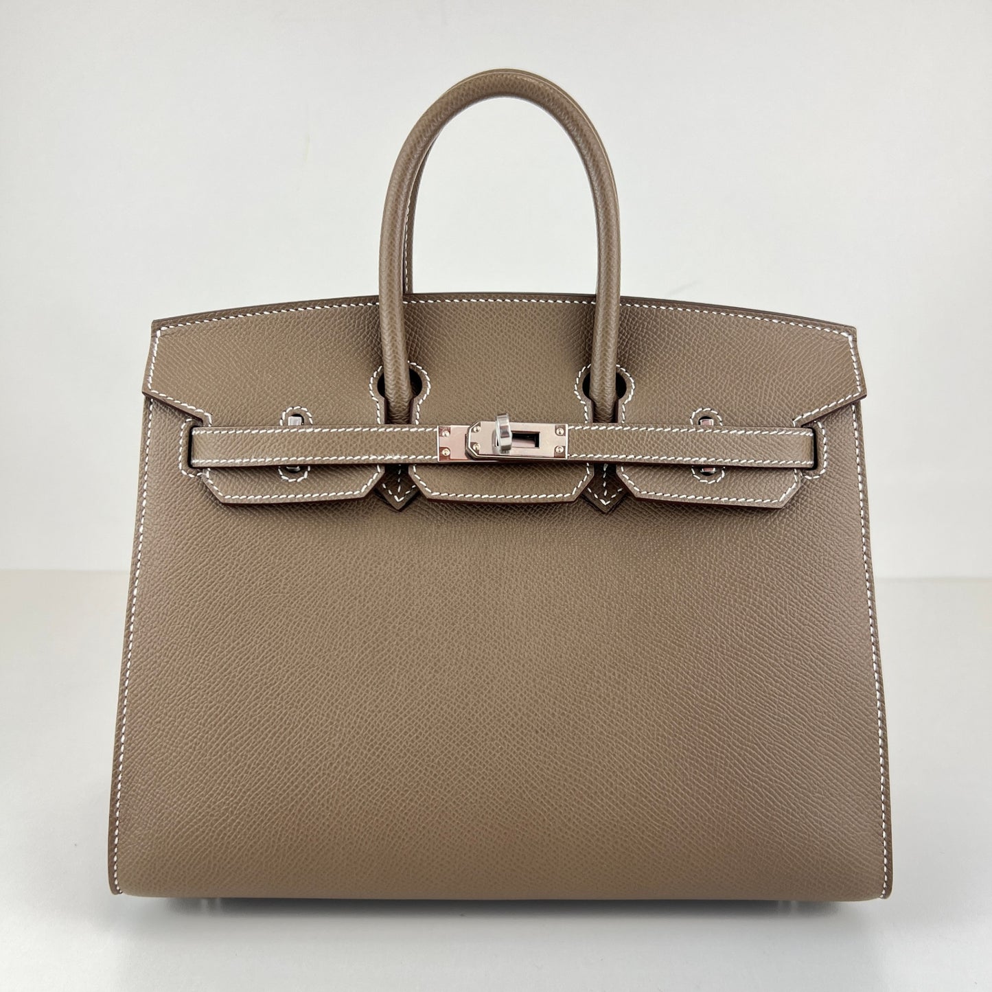 Birkin25 sellier バーキン25セリエ Etoupe エトープ SV金具 Stamp-W W刻印 Epsom エプソン