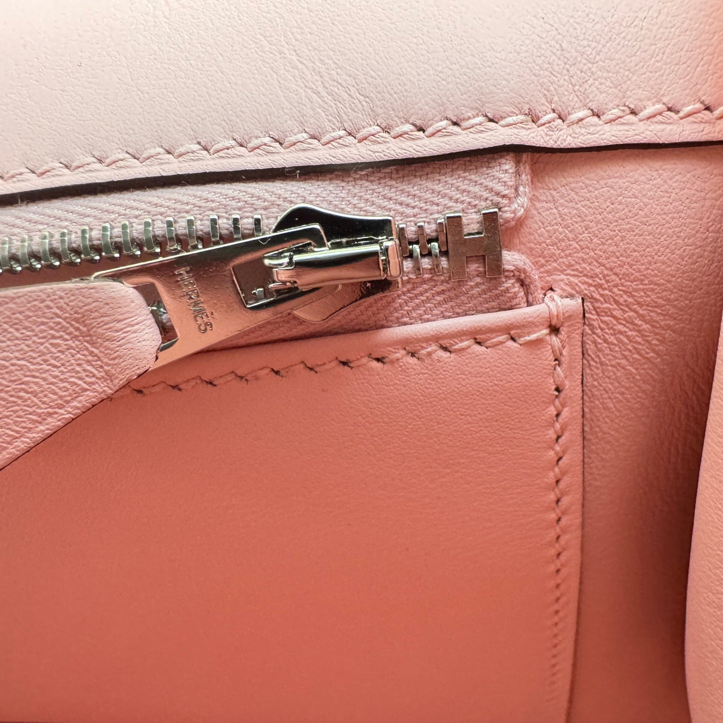Birkin25 バーキン25 Rose sakura ローズサクラ Swift スイフト PHW シルバー金具 Stamp-W W刻印