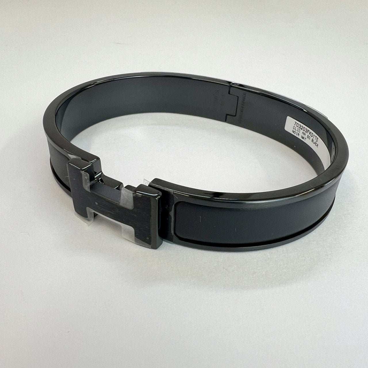 Clic HH so black T5 クリックHHソーブラックブレスレット メタリック仕上げ so black ソーブラック
