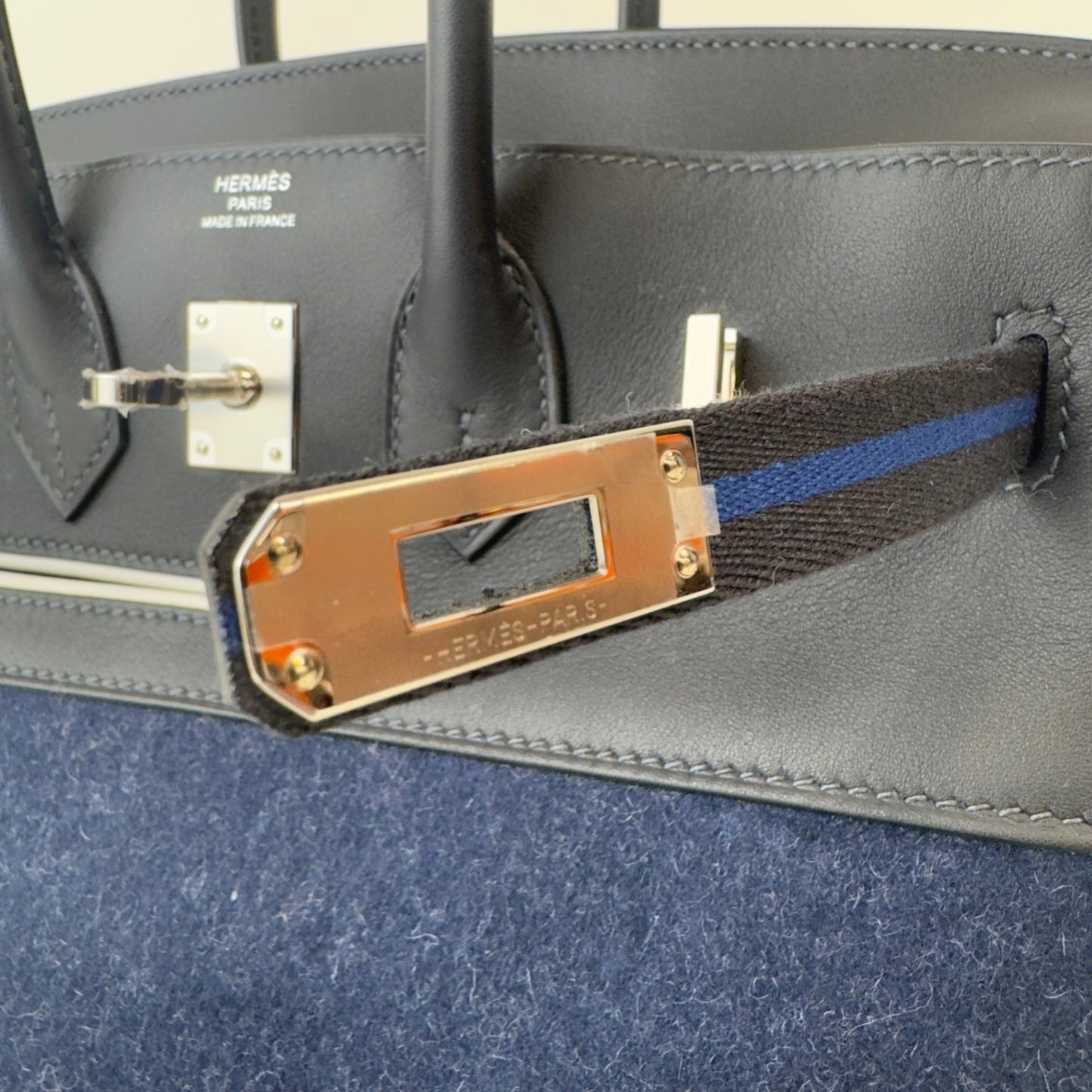 Birkin25 Go team バーキン25 ゴーチーム Stamp-B B刻印 Caban キャバン PHW シルバー金具 Felt/Swift フェルト/スイフト
