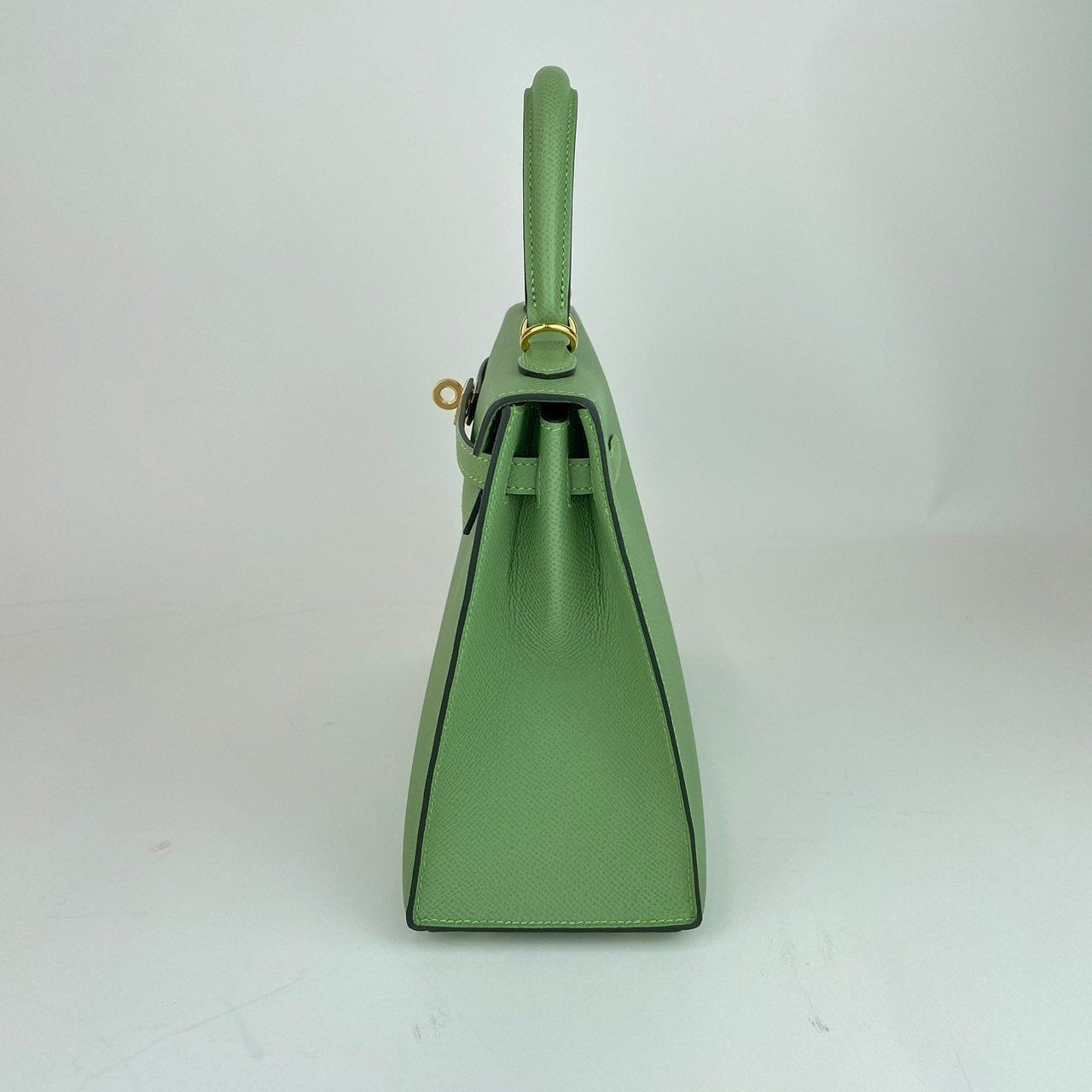 Kelly25 ケリー25 Vert criquet ヴェールクリケット Epsom エプソン GHW ゴールド金具 U刻