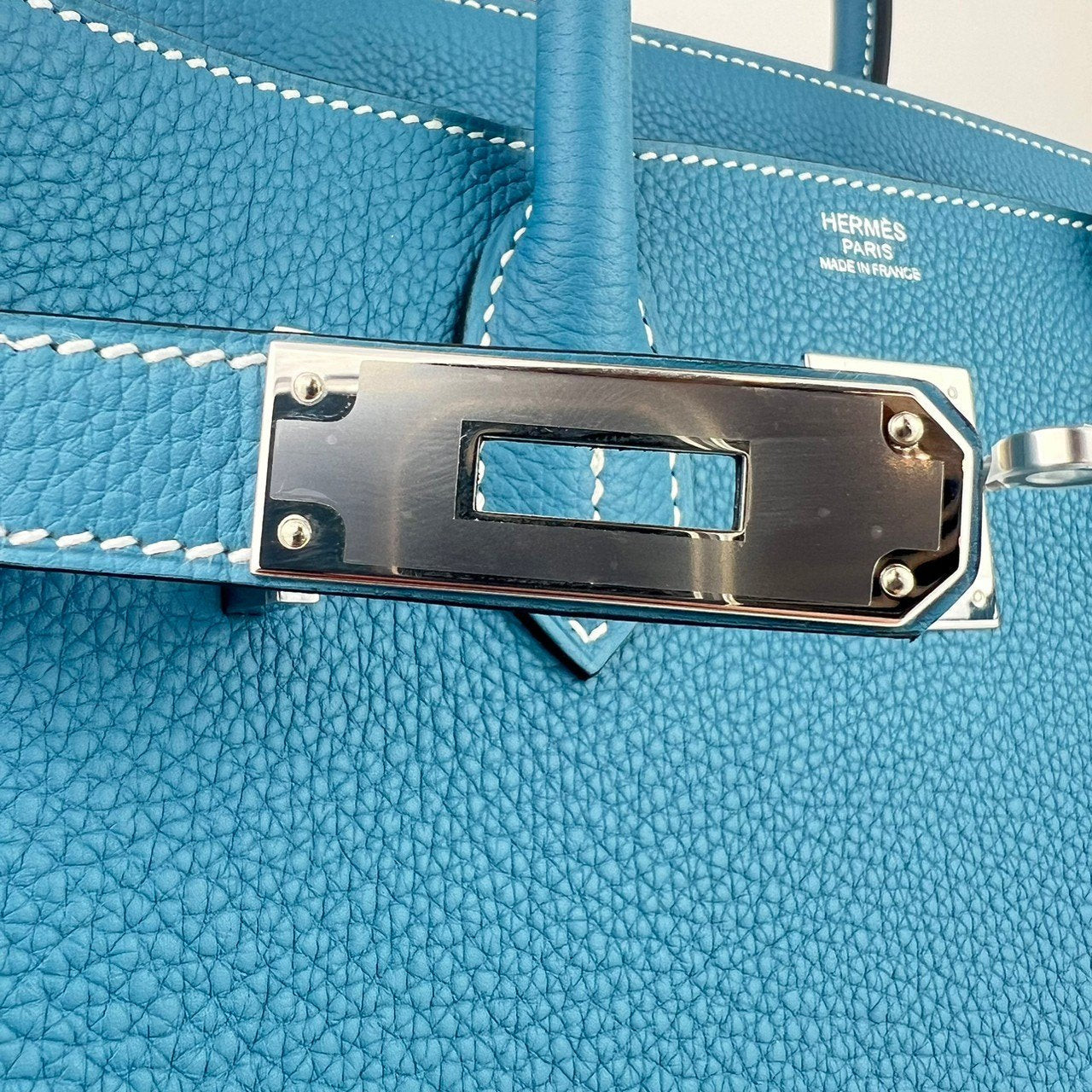Birkin30 バーキン30 New blue jean ニューブルージン Togo トゴ PHW シルバー金具 Stamp-W W刻印