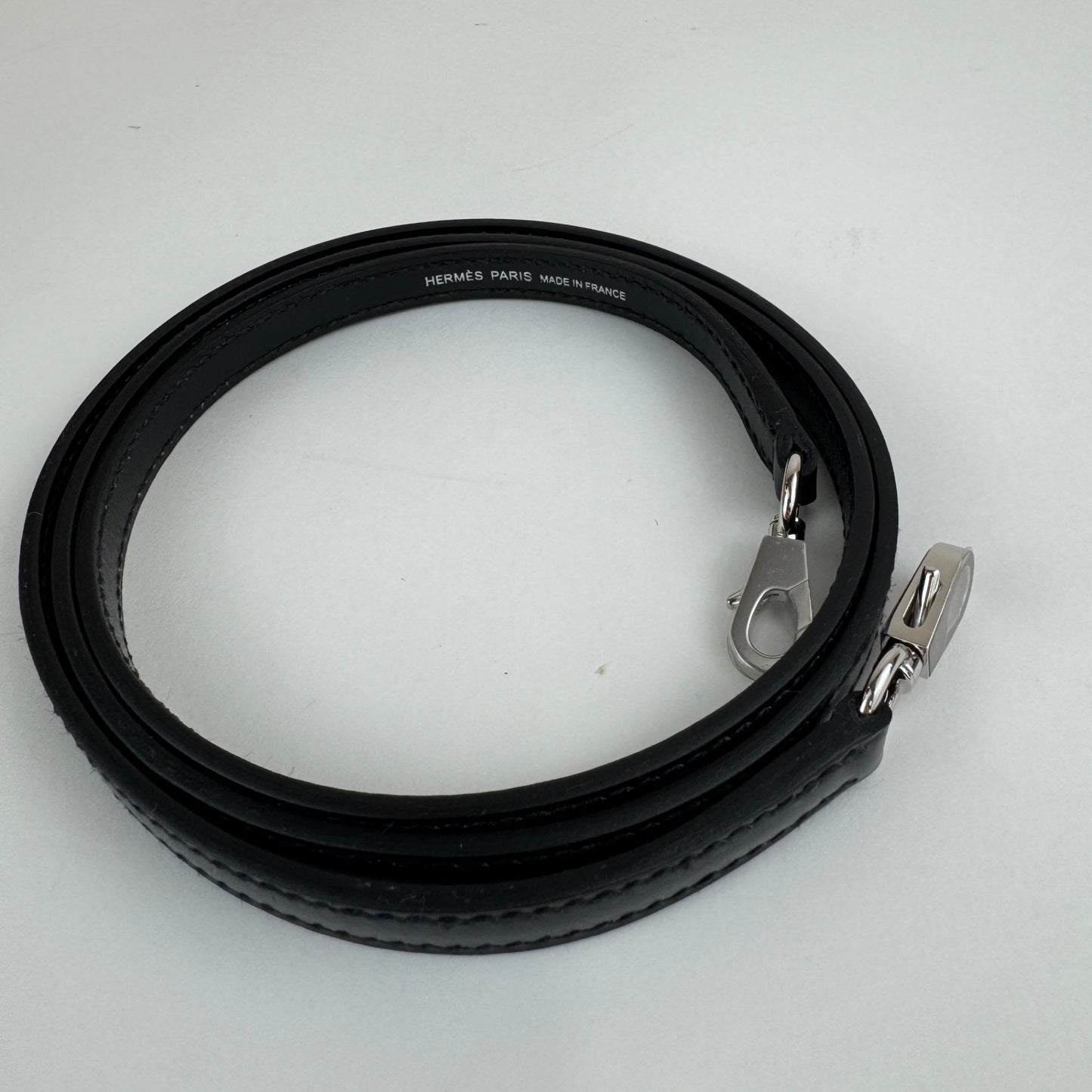 Mini kelly cloute ミニケリークルーテ Stamp-B B印 Boxcalf ボックスカーフ Black ブラック PHW シルバー金具