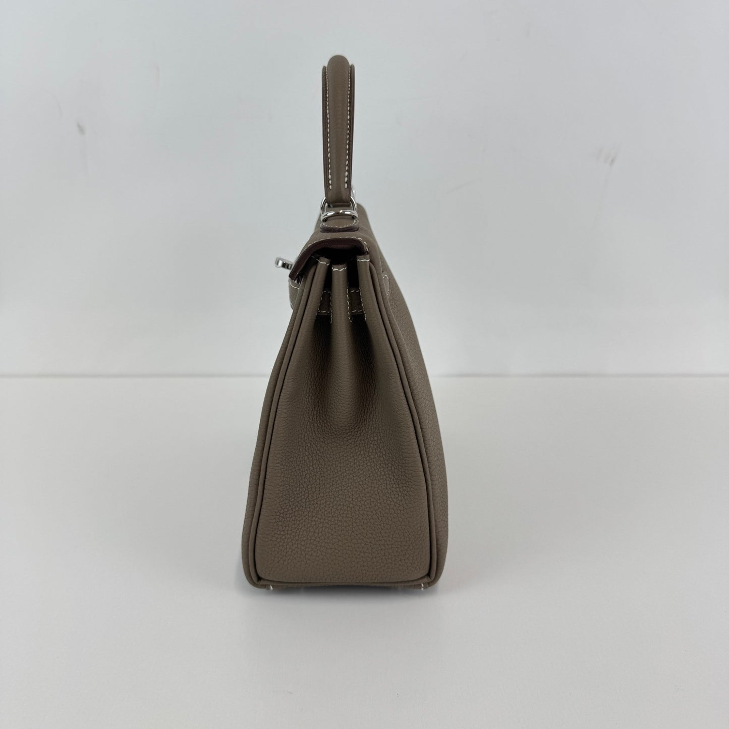 Kelly25 ケリー25 Etoupe エトープ Togo トゴ PHW シルバー金具 Stamp-K K刻印